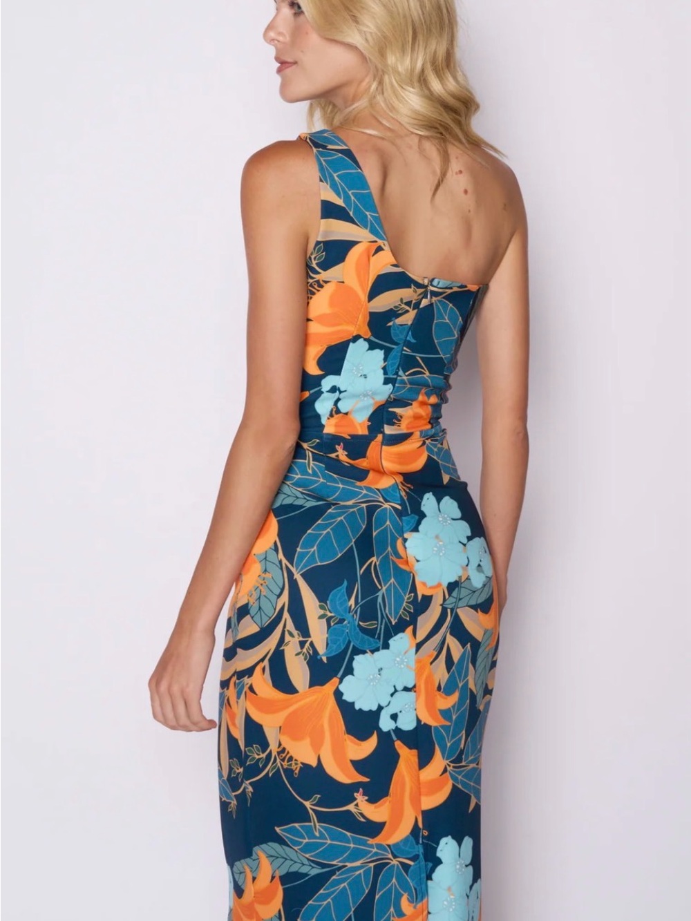 Day Henríquez Briss Dress Canto de la Sirena XS/S Tropical Maxi Resort $235 - Picture 3 of 12